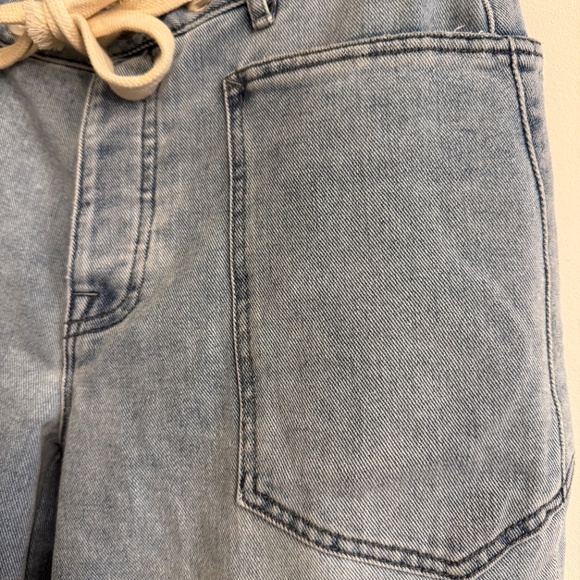 Baggy Porkchop Pocket Ankle Crop Jeans Size 27 - Picture 4 of 10